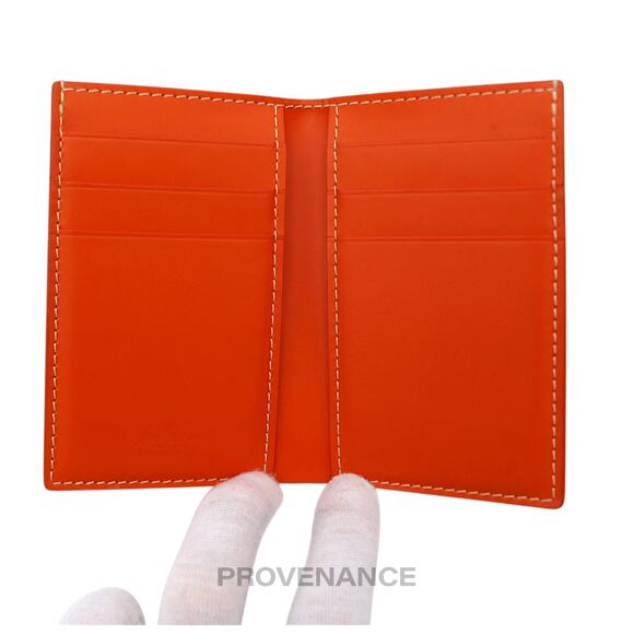 🔴 Goyard Saint Pierre Card Wallet - Orange Goyardine - Picture 6 of 9